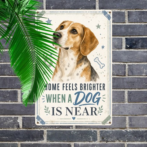 Life better beagle metal - beagle,