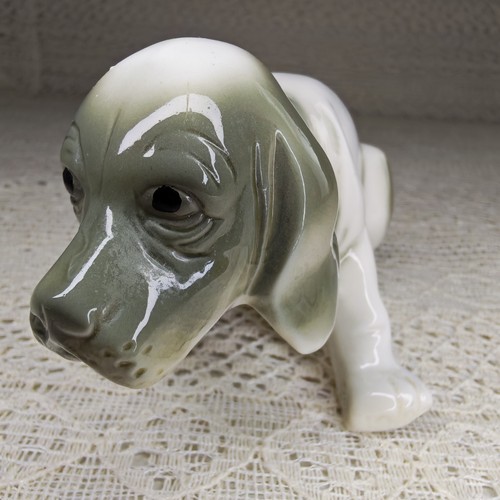 Vintage porcelain beagle hound - porcelain, beagle/hound