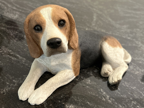 Vintage sandicast beagle dog - vintage,
