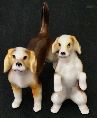 Vintage miniature beagle dog - vintage,