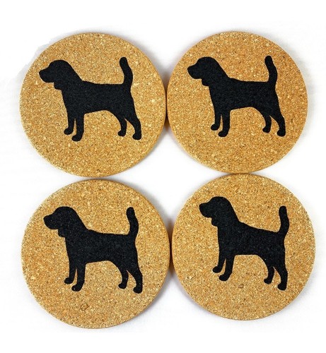 Beagle coasters set - coasters, of