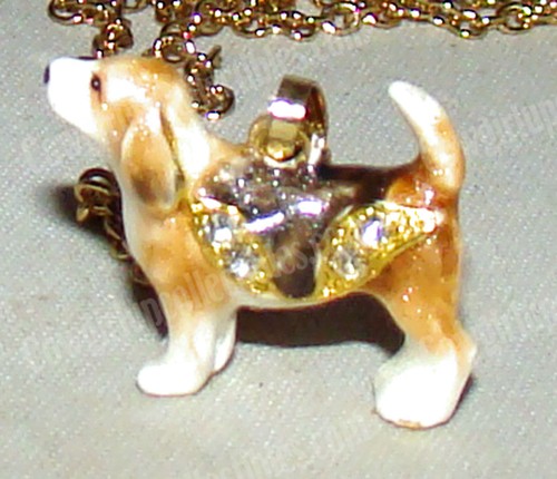 Beagle charm pendant - charm,, necklace