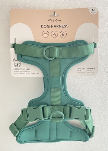 Wild one dog harness - wild, spruce