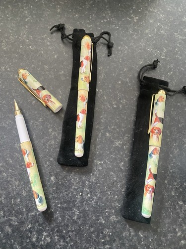 Beagle rollerball pens black - 8,