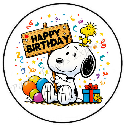Happy birthday beagle envelope - happy,