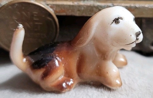 Vintage plastic beagle puppy - vintage,