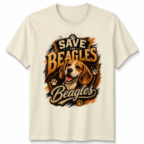 Save the beagles unisex - beagles, t