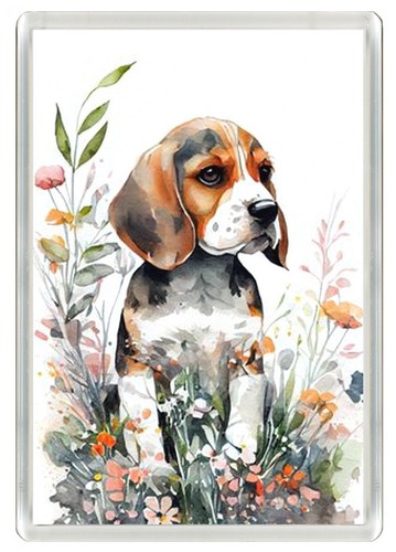 Beagle dog fridge - magnet, great