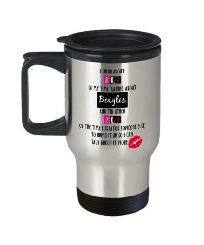Beagles travel mug - beagles,