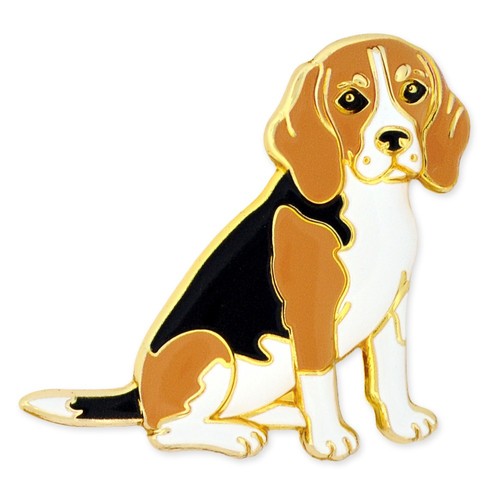 Pinmart beagle lapel - beagle, pin