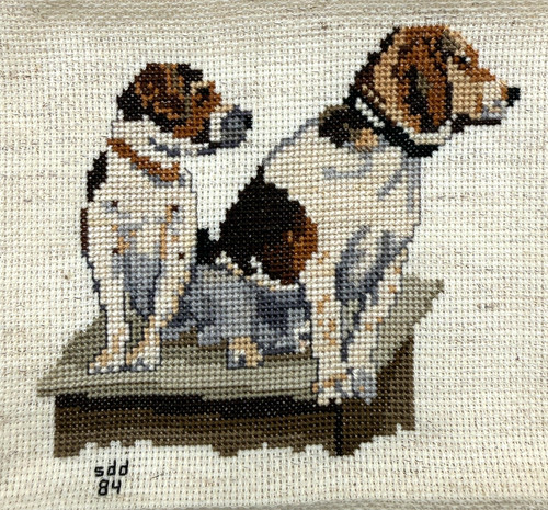 Vintage finished needlepoint - finished,