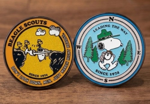 Peanuts beagle scouts badge - peanuts,