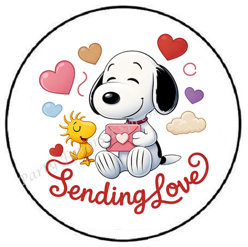 Sending love beagle envelope - love,
