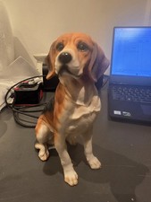 Realistic Beagle Dog Figurine
