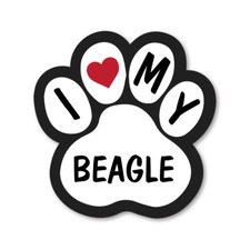 I LOVE MY BEAGLE CAR VAN LORRY