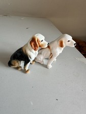 Vintage Two Beagle Hounds Dog
