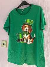 beagle st patricks day tshirt