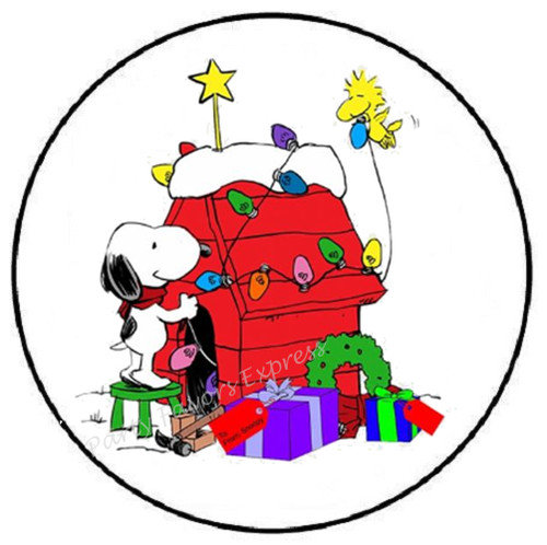 Christmas beagle envelope - christmas,