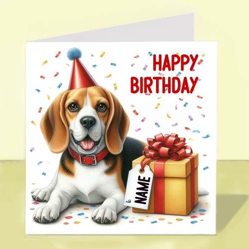 Personalised beagle dog - beagle,