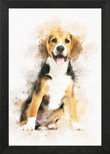 Beagles dog Framed Wall Art