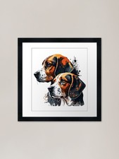 Beagles, Loyalty Dogs Framed